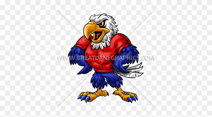 Proud Cartoon Production Ready - Cartoon Eagle With Shirt #1460868