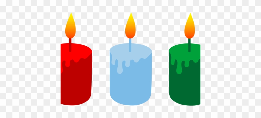 Download Wallpaper Burning Candle - Png Christmas Candle Clipart #1461222