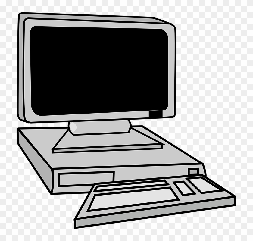 Pc Clipart Book Computer - Animated Image Of Computer #1461318