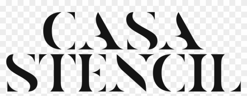 Free To Try Casa Stencil Font An Elegant Stencil Serif - Stencil Font Free #1461624