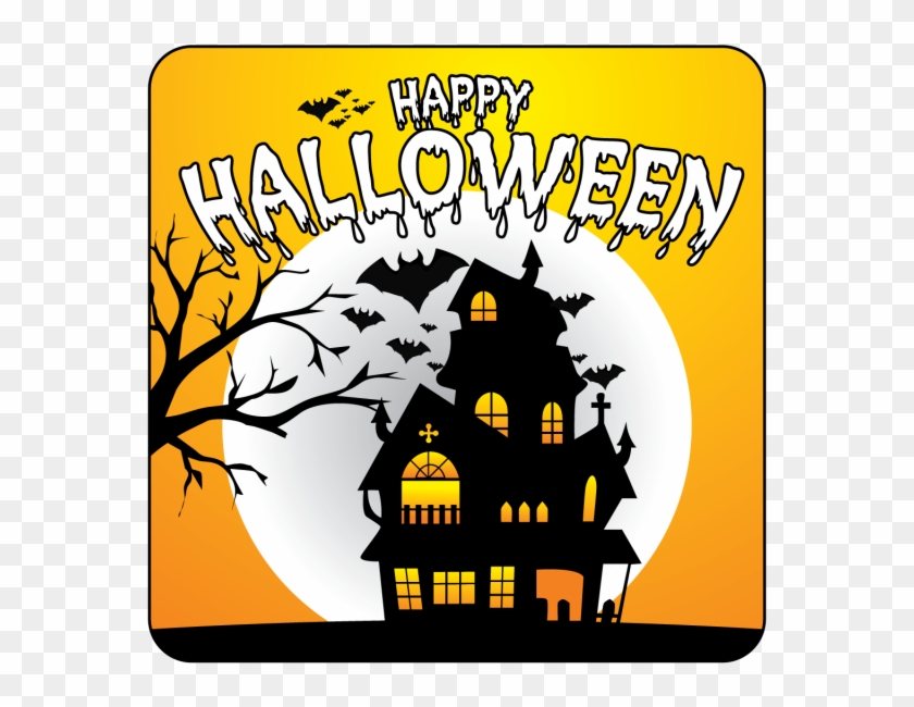 Clip Art Halloween Vector Background Illustration - Poster #1461882