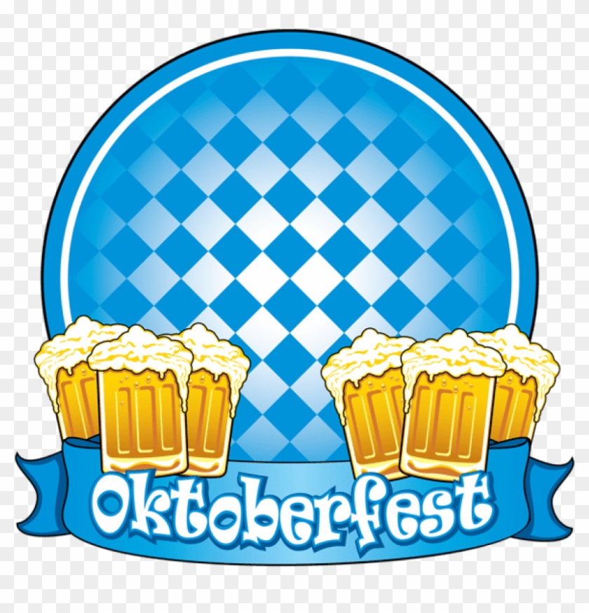 Free Png Oktoberfest Blue Decor With Beers Png Images - Oktoberfest #1461966