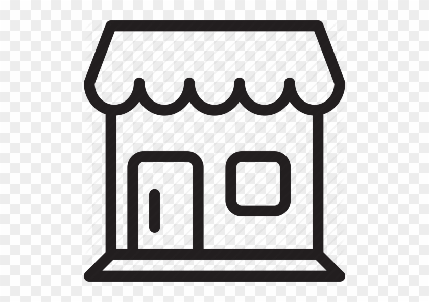 Store Icon Line Png #1462104