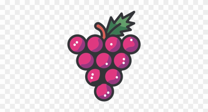 Icono De Racimo De Uvas Png - Racimo De Uvas Animadas #1462267