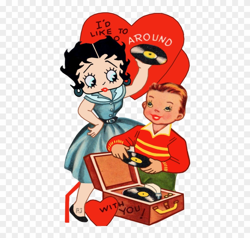 Betty Boop - Vintage Valentine Records #1462279