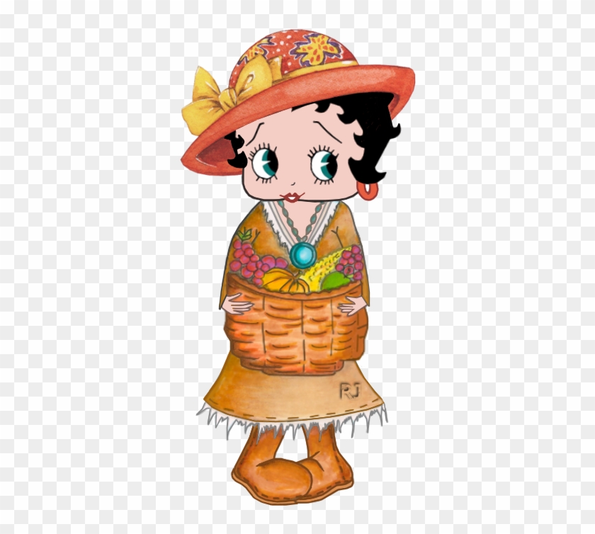 Cute Betty Thanksgiving Betty Boop, Thanksgiving - Betty Boop #1462280