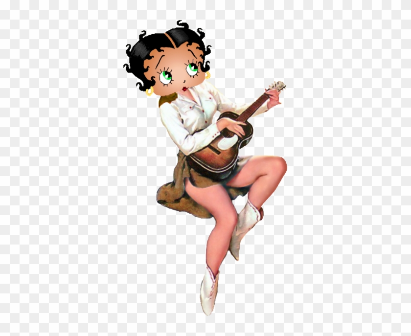 Tennessee Flat Top Box, Betty Boop Pictures, Illustrations - Pin Up Retro Guitar #1462284