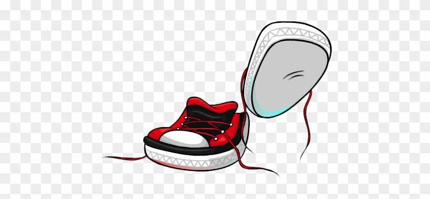 Untied Shoe Png Banner Royalty Free Download - Club Penguin Untied Sneakers #1462317