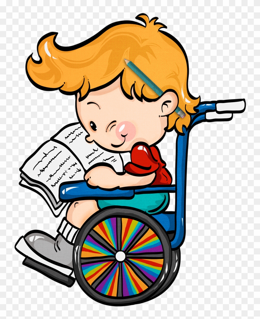 Escola & Formatura Clipart Boy, Childhood Education, - Wheelchair #1462431