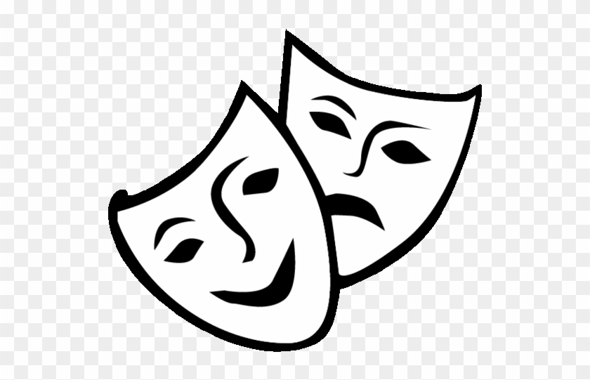 Sunday Service, December 18 - Theater Mask Clip Art #1462509