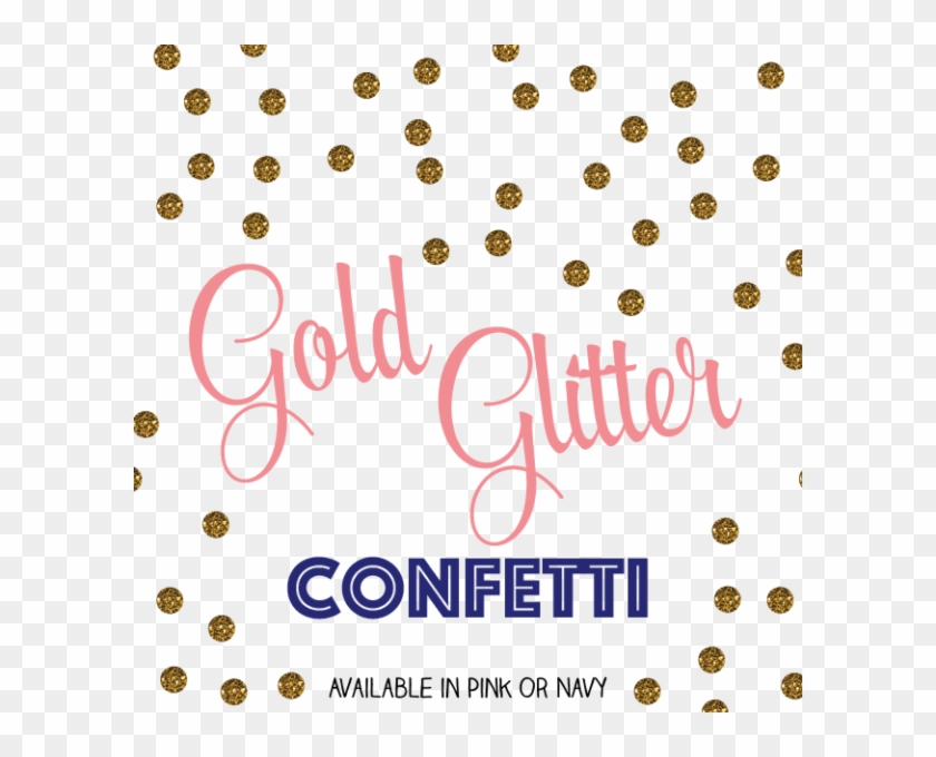 Glitter Clipart Glitter Line Point - Gold Glitter Confetti #1462517