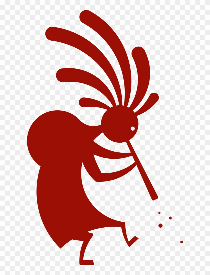 Kokopelli Mascotte Rouge Rvb - Logo Kokopelli Png #1462897