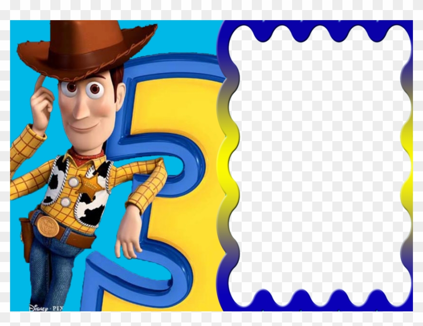 Marcos De Toy Story Clipart Toy Story Sheriff Woody - Fondo De Invitacion Toy Story 3 #1462981