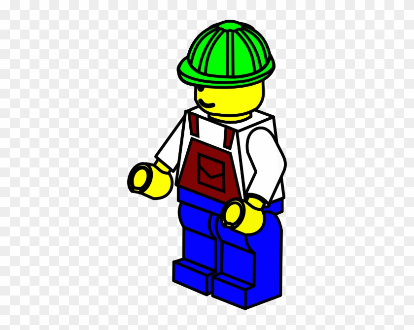 Lego Worker Clipart 2 By Jessica - Lego Man Construction Worker #1463024