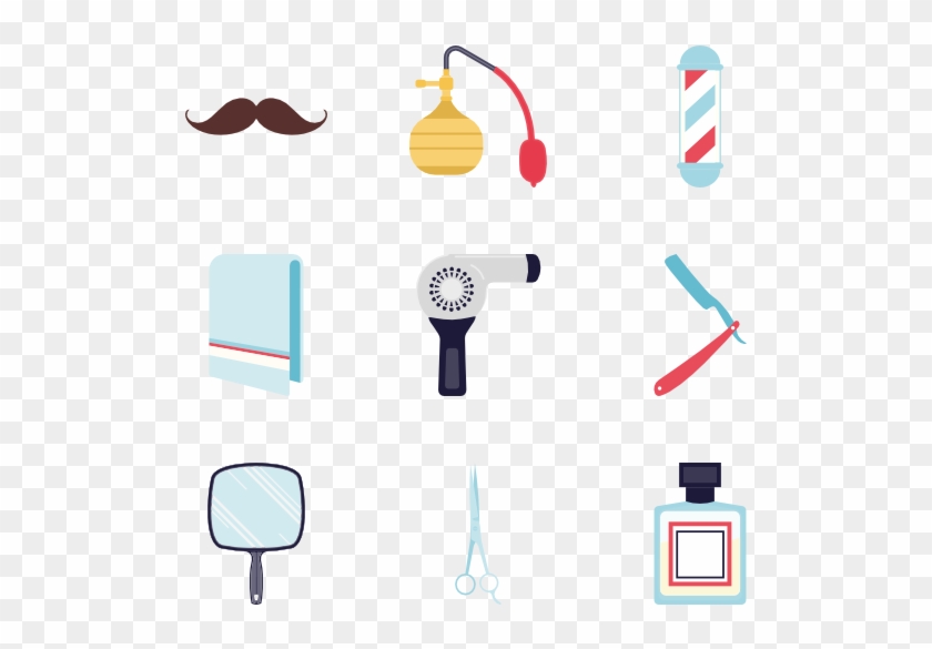 Clip Art Barbershop Icons - Barber Icons #1463389