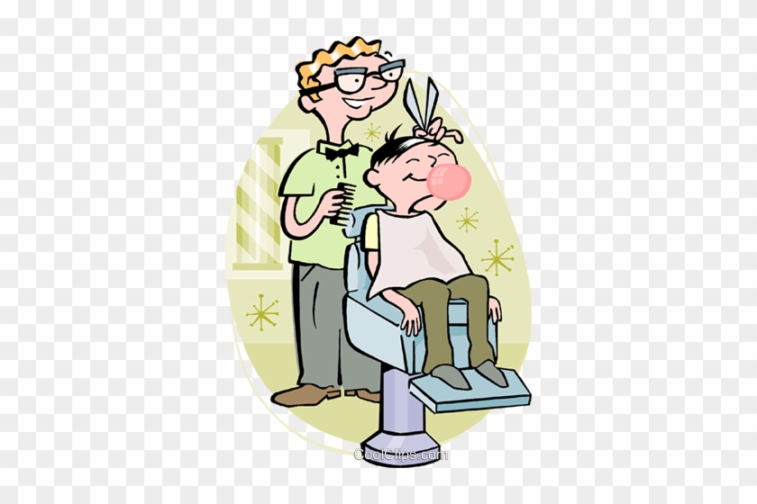 Haircut, Barber Royalty Free Vector Clip Art Illustration - Cartoon Images Of Barber #1463411