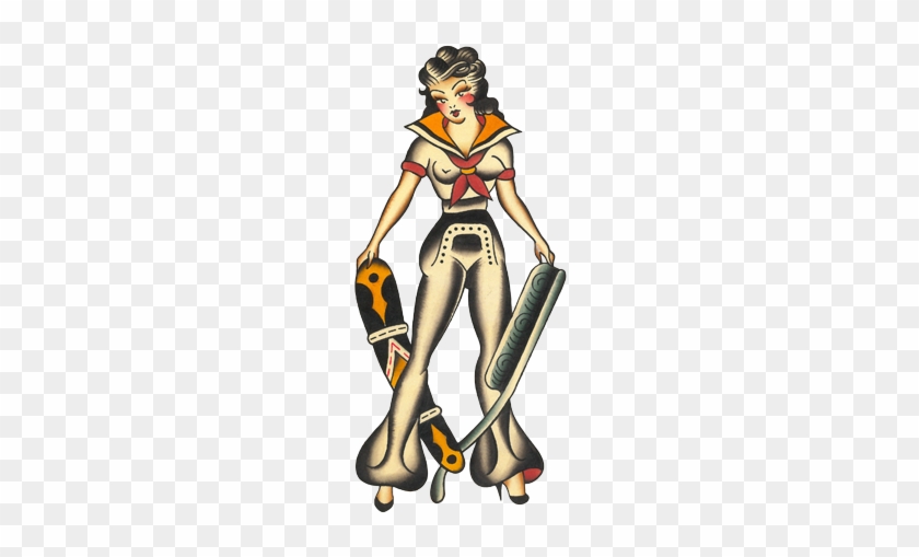 Pin Up Clipart Lady Barber - Barbershop Pin Up Girl #1463433