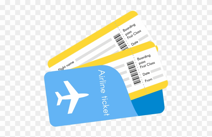 Jpg Download Airplane Ticket Clipart - Airline Tickets #1463664