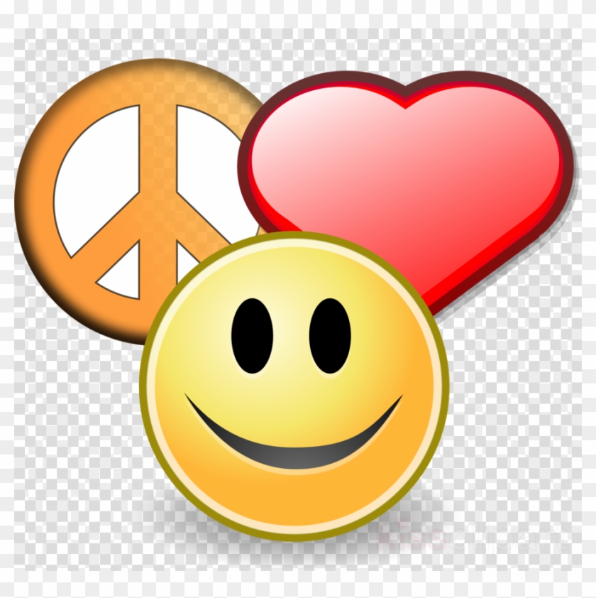 Peace And Love Clip Art Clipart Peace Symbols Clip - Peace Love And Happiness Clipart #1463706