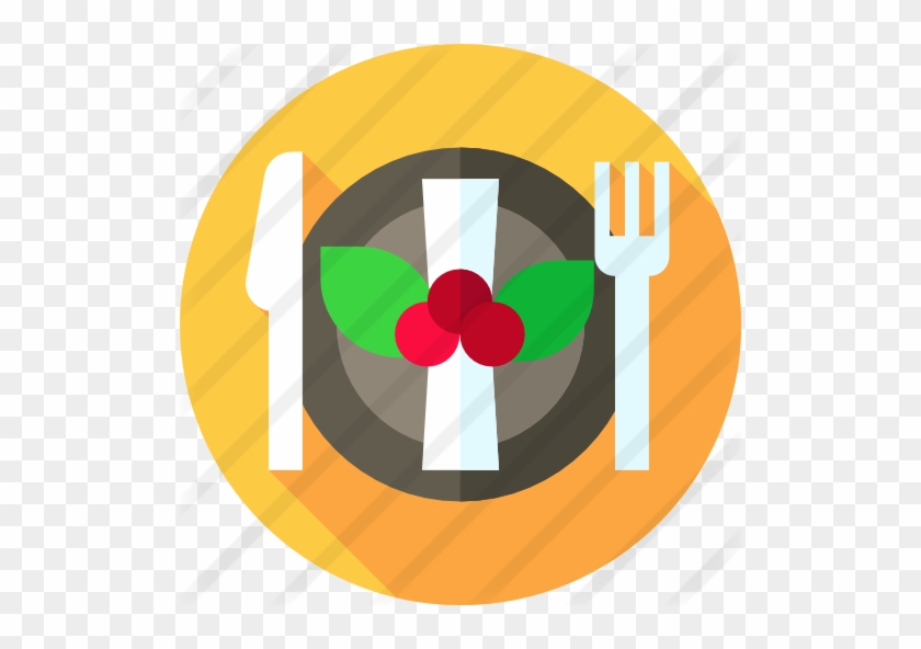 Christmas Dinner Free Icon - Christmas Day #1463815