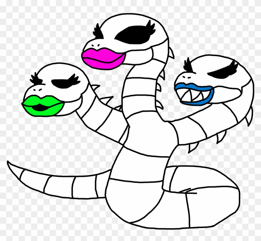 Skeleton Snake Sisters Full Body By Richsquid1996 Skeleton - Snake Skeleton #1463875