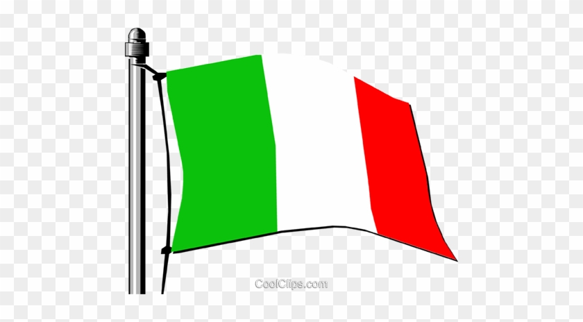 Italy Flag Royalty Free Vector Clip Art Illustration - Flag #1463979