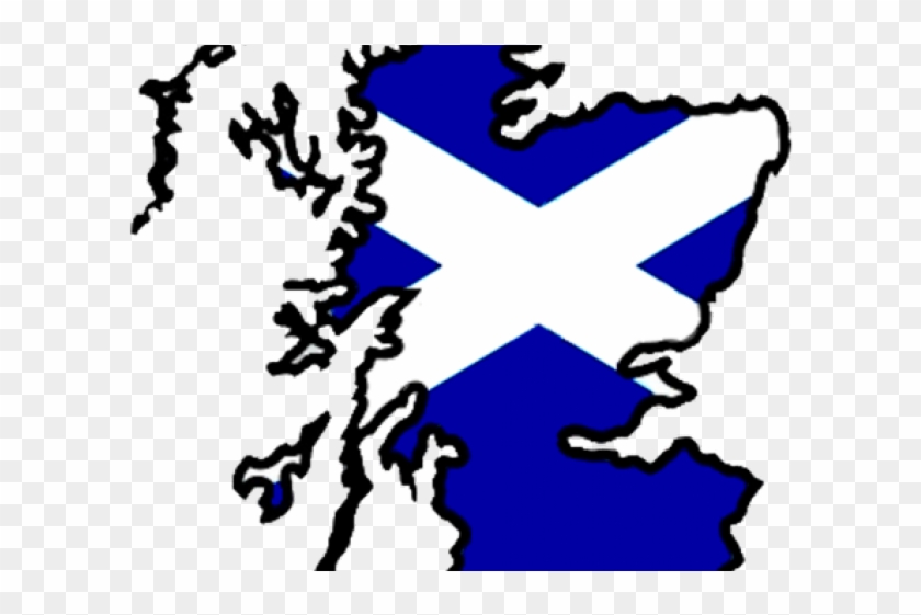 Scotland Flag Clipart Waving - Scotland Clipart #1464046