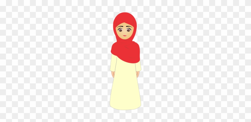 Little Muslim Girl With Hijab Vector, Muslim, Islamic, - Little Muslim Girl With Hijab Vector, Muslim, Islamic, #1464105