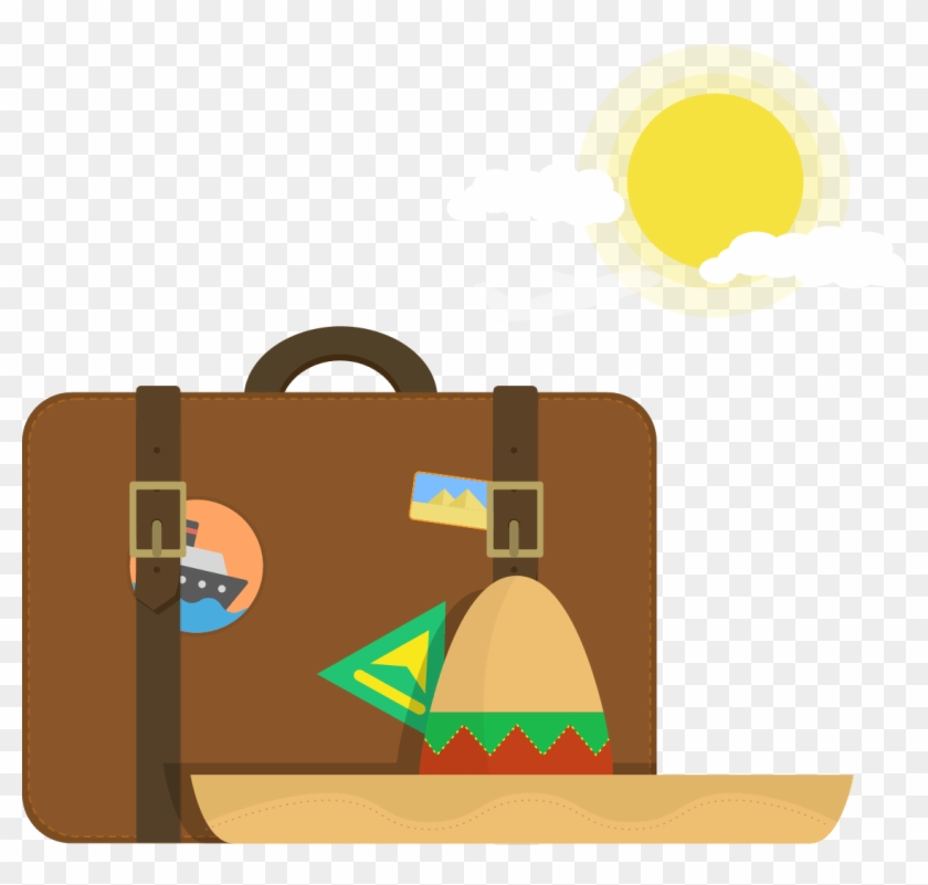 Sombrero And Suitcase - Suitcase #1464145