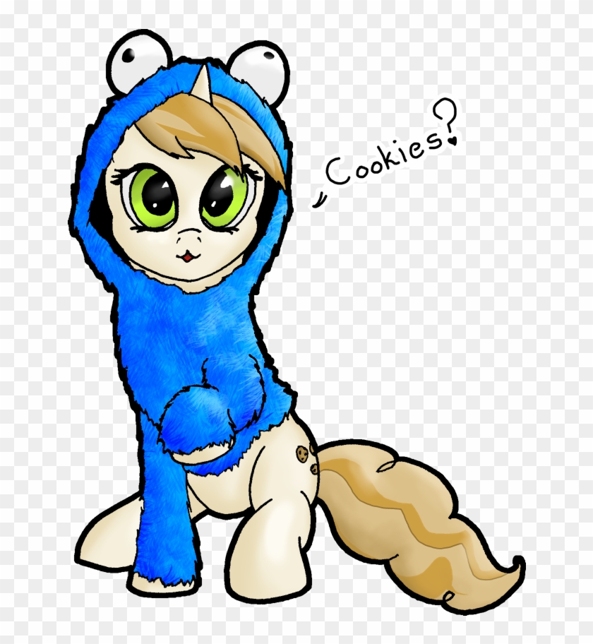 Cookie Monster Clipart Simple Cartoon - Transparent Cookie Monster #1464166