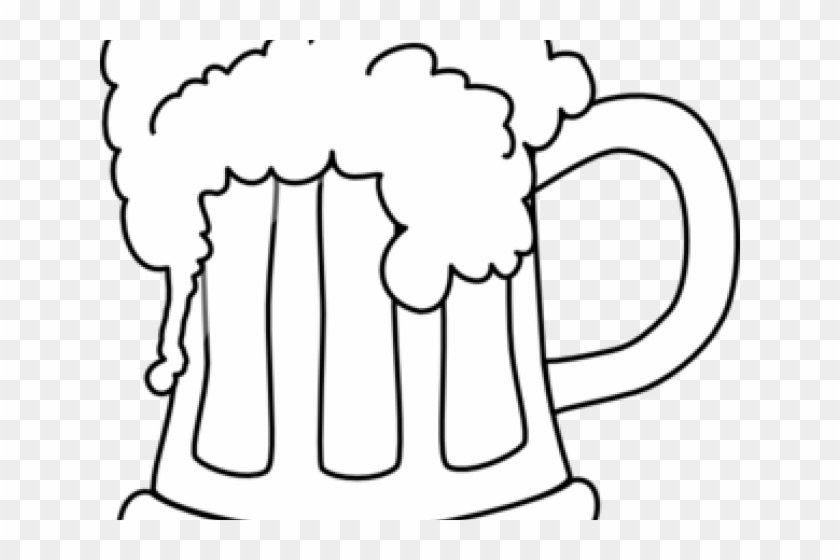 Beer Stein Clipart - Beer Mug Png Clipart Black And White #1464187