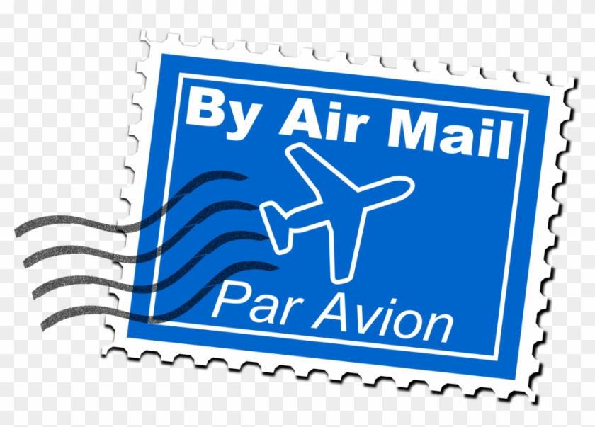 Air Mail Postage Stamp - Postage Stamp Clipart #1464385