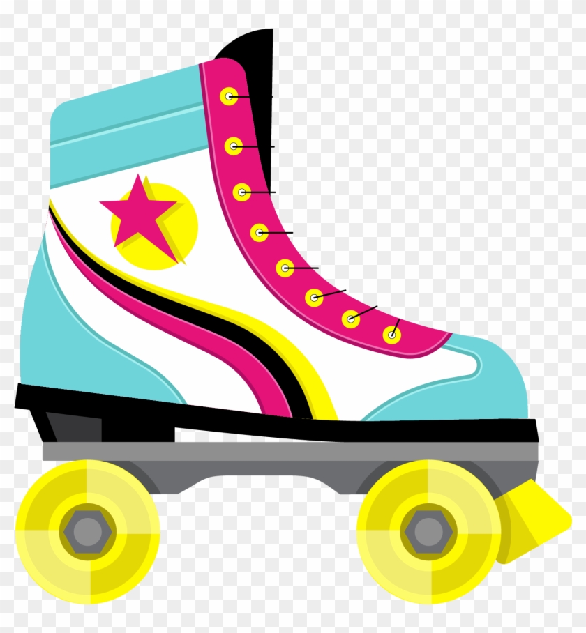 Roller Skates Skateboarding Roller Skating Euclidean - Clip Art Pink Roller Skates #1464462