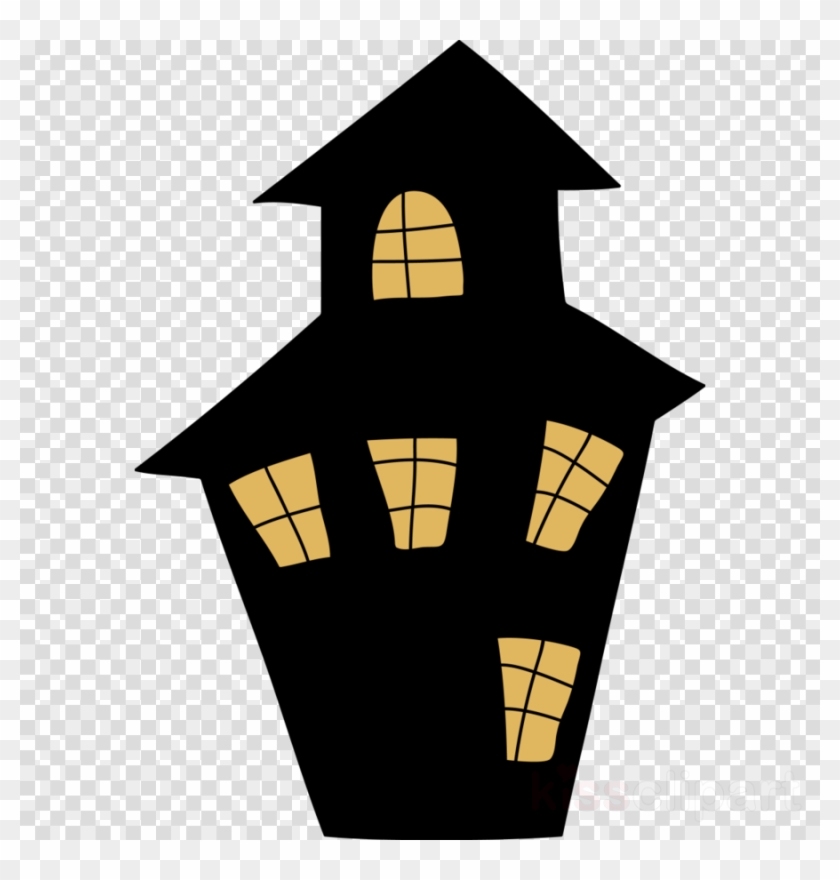 Mysterious House Clip Art Clipart Haunted House Mystery - Halloween Haunted House Clip Art #1464730