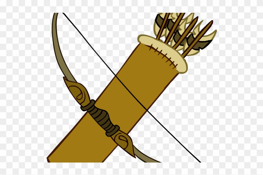 Hawkeye Clipart Quiver Arrow - Indian Bow And Arrow Clipart #1464737