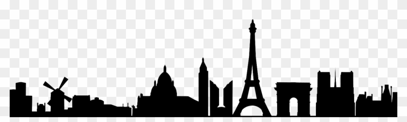 London Paris - Silhouette Paris Skyline Png #1464761