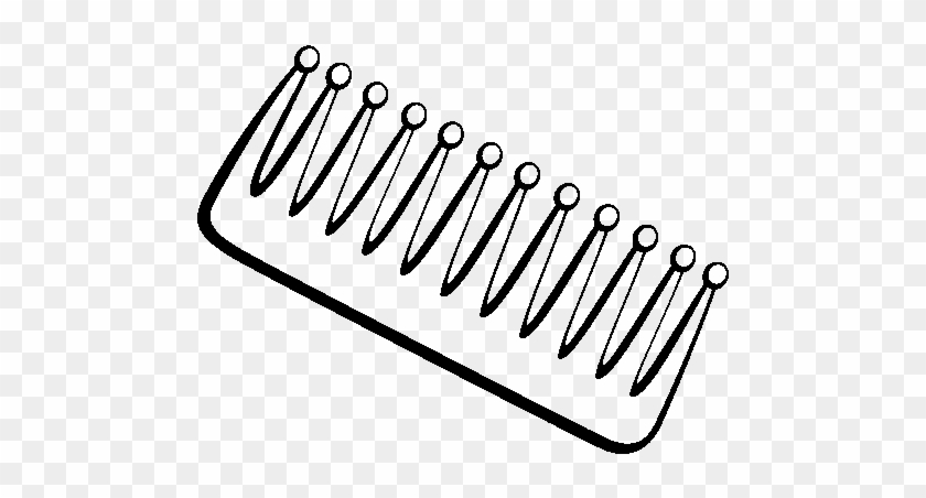 Stunning - Coloring Page Of Comb #1464869