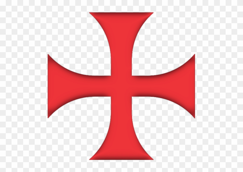 Knights Cross Images Vault Large On Transparency - Knights Templar Flag #1464876
