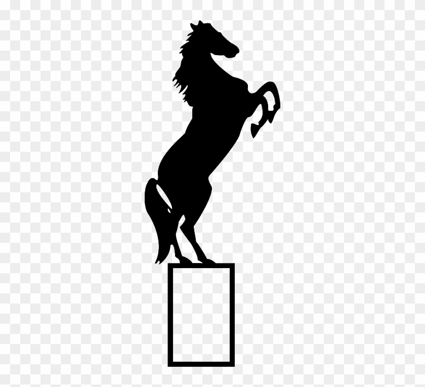 Light Switch Plates 13 Cut Ready Dxf File Design For - Rearing Horse Silhouette #1464878