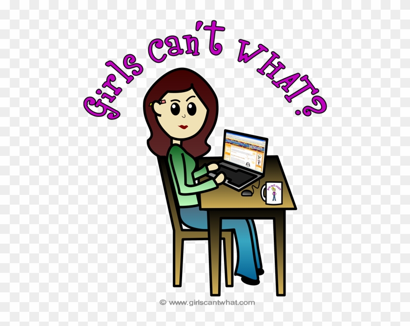 Picture Royalty Free Stock Nerd Clipart Techie - Girls Cant #1465014