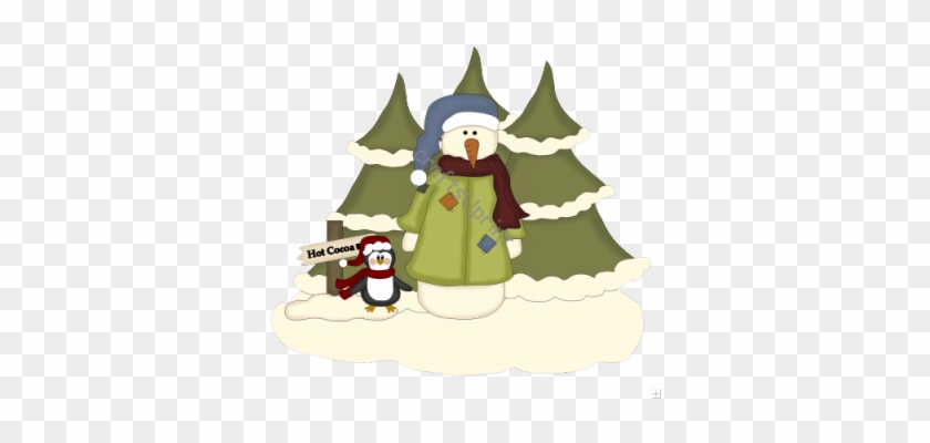 Christmas Scenes - Christmas Penguin Clipart #1465211