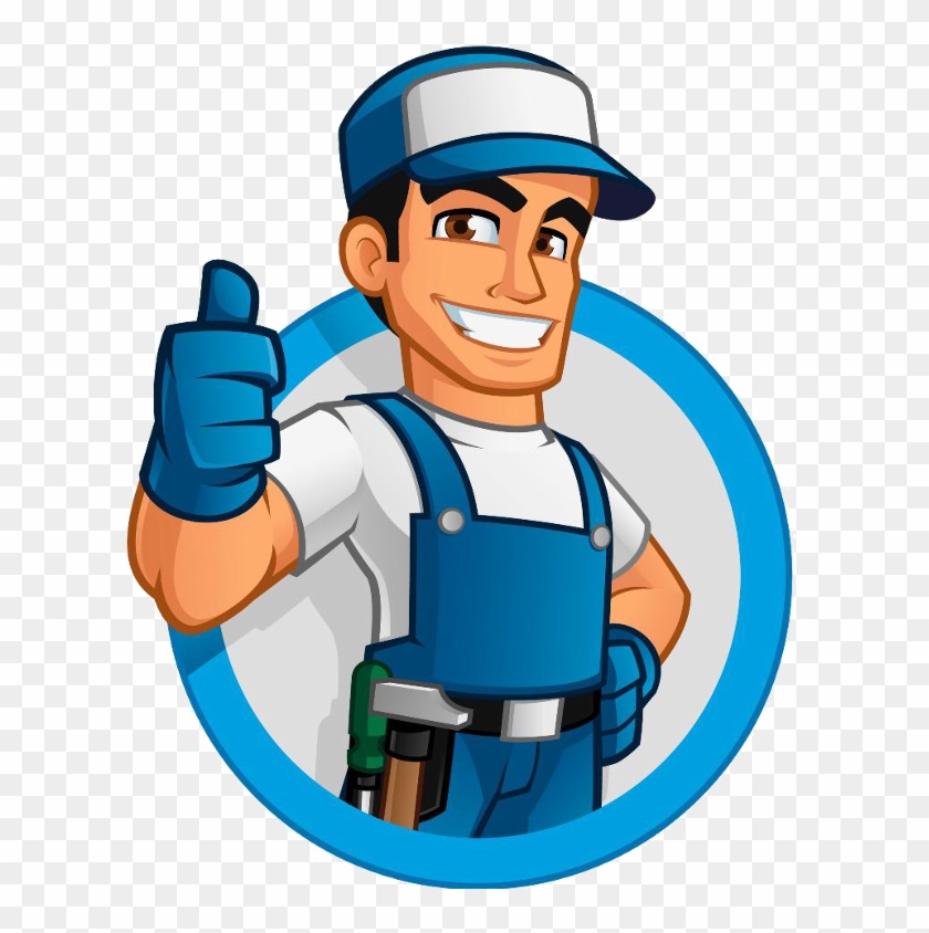 Mechanic Clipart Builder - Cartoon Handyman #1465588