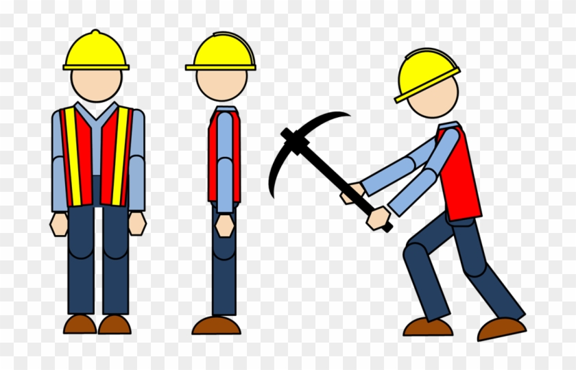 Man Clipart Construction - Workers Clipart Png #1465699