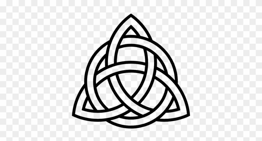 Simple Tattoo Inspiration Transparent - Triquetra With Circle #1465719