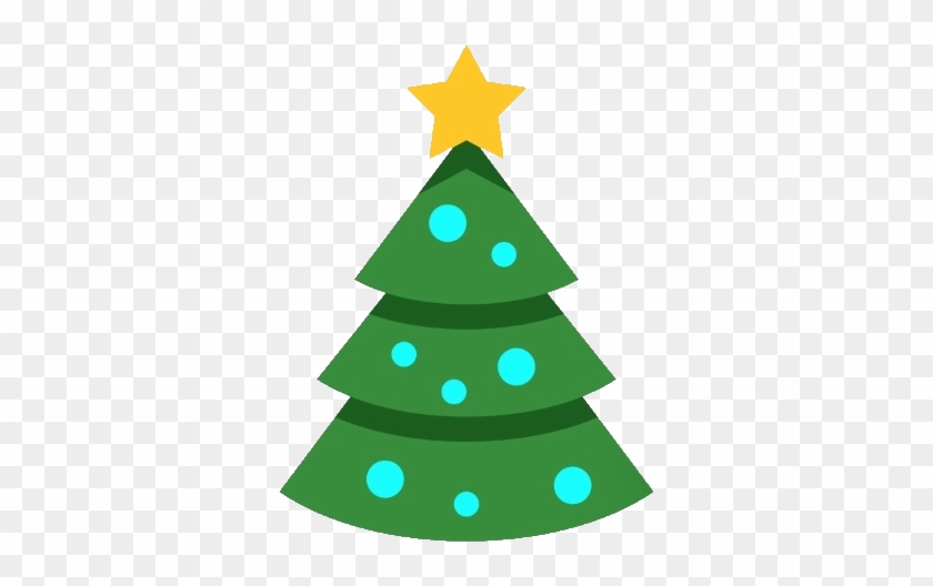 Christmas Tree Flat Png #1465748
