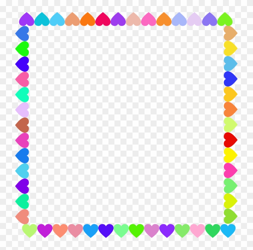 All Photo Png Clipart - Hearts Frame Clip Art #1465803