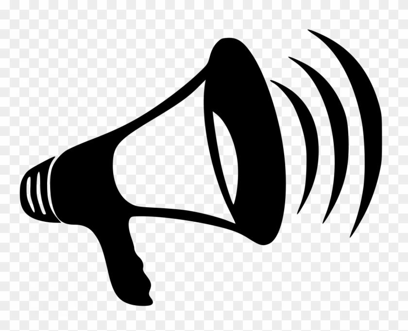 Speakers Clipart School Announcement - Transparent Background Megaphone Png #1465817