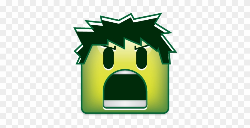 Unique Pics Of The Hulk Emoji Jason Morgado Art - Hulk Emoji Png - Free  Transparent PNG Clipart Images Download