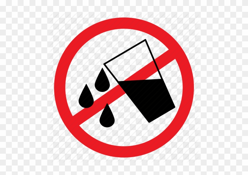 Ban Sign By M Riza Drop Spilling - Spilling Water Sign #1465874