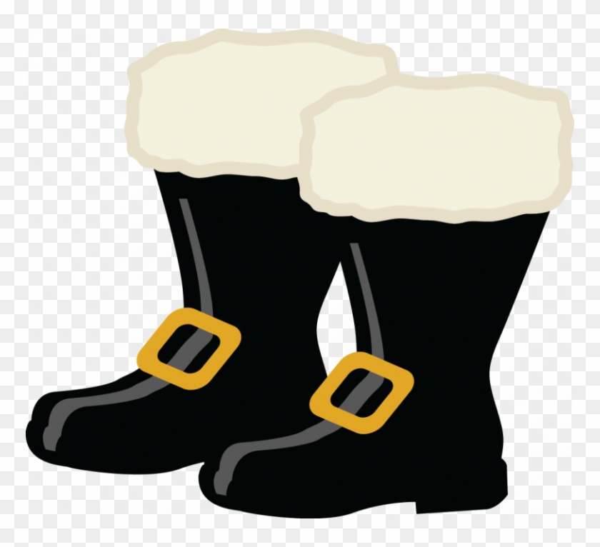 Clip Library Stock Firefighter Boots Clipart - Santa Claus Boots Clipart #1465925